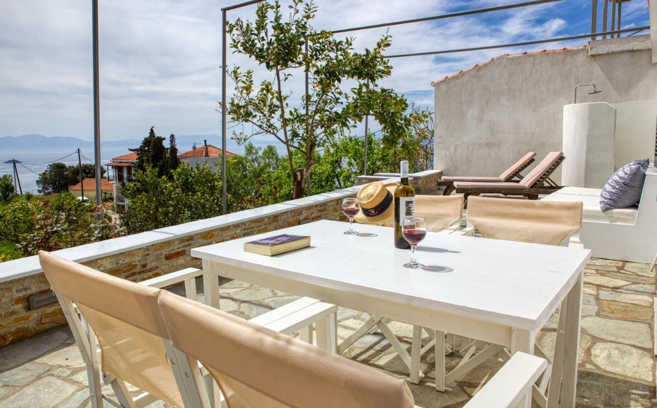 Villa Lemonia Glossa Exteriér fotografie