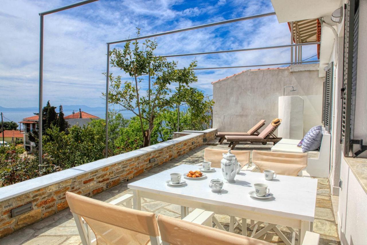 Villa Lemonia Glossa Exteriér fotografie